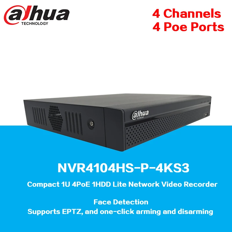 

Dahua NVR4116HS-4KS3 16CH Compact 1U 1HDD Lite Network Video Recorder