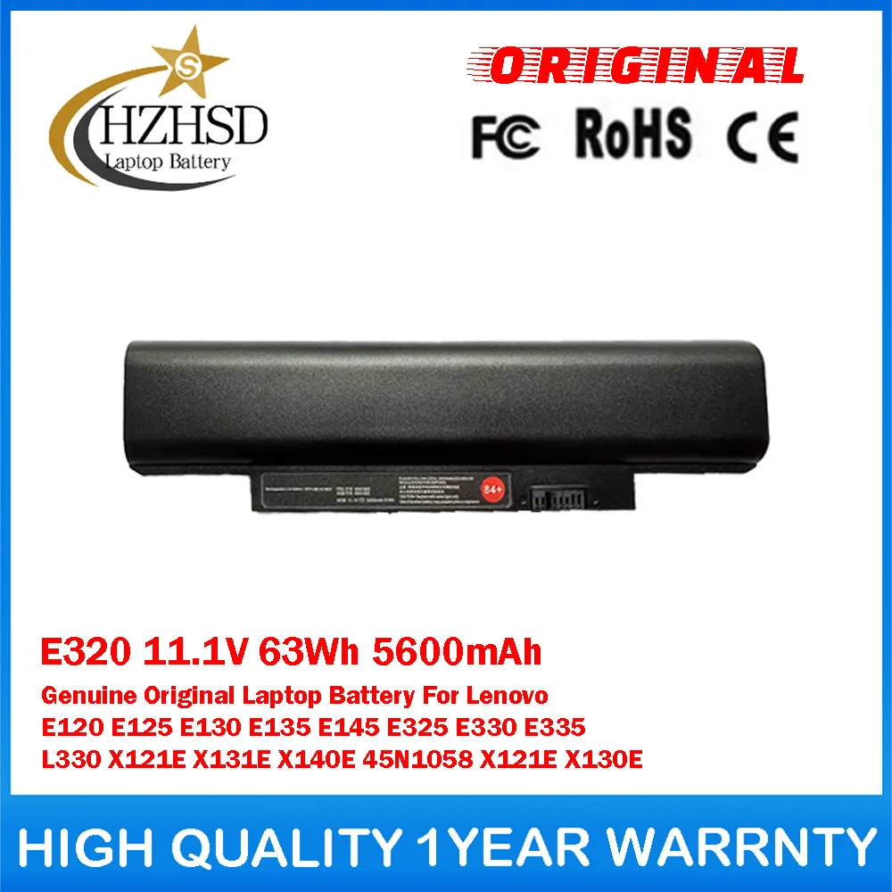 

E320 11.1V 63Wh 5600mAh Genuine Original Laptop Battery For Lenovo E120 E125 E130 E135 E145 E325 E330 E335 L330 X121E 45N1058