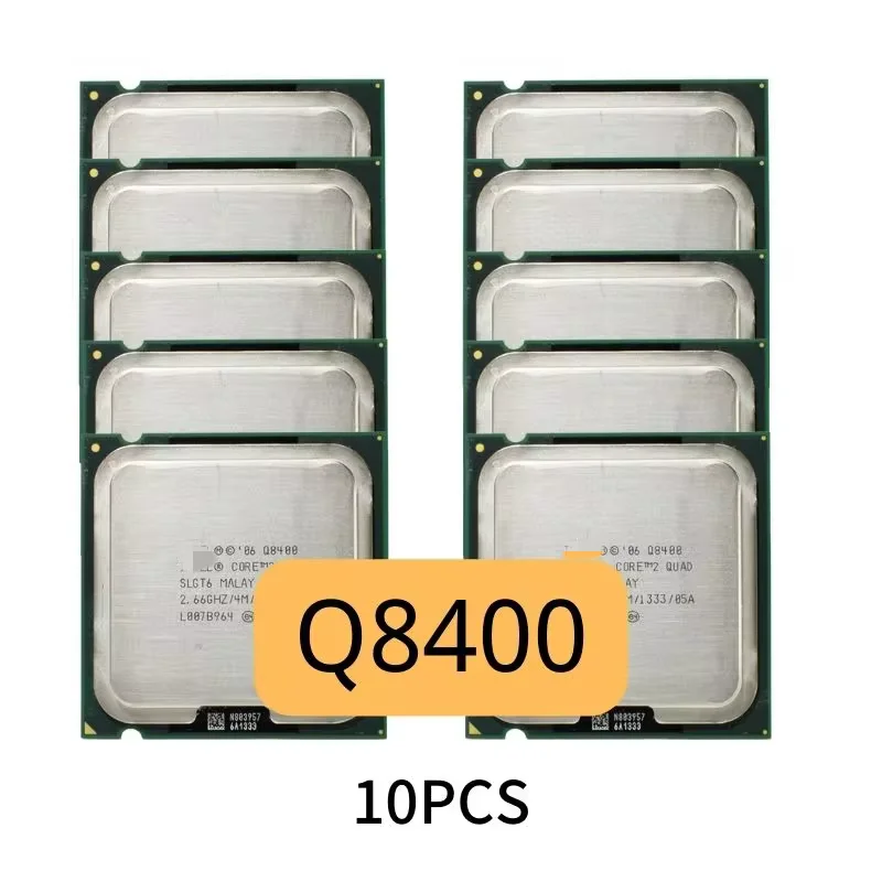 

10pcs/Lot Core 2 Quad Q8400 2.6 GHz Quad-Core Quad-Thread CPU Processor 4M 95W LGA 775