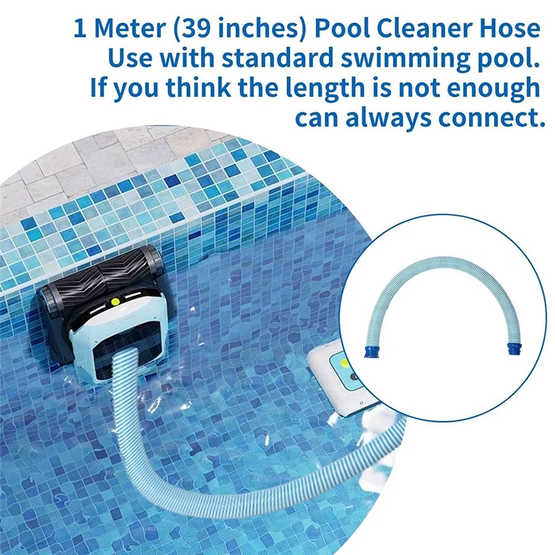 

7 Pack R0527700 39Inch Pool Cleaning Vacuum Hoses, Fast Twist Lock Hose Replacement Kit For Zodiac MX6 MX8