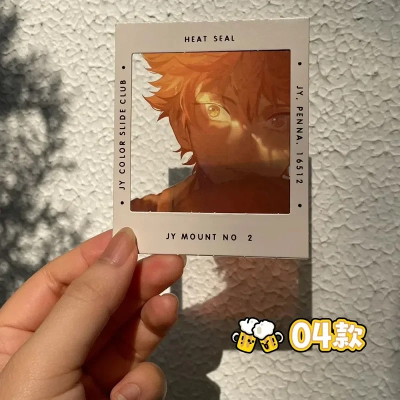 Shoyo Hinata Tobio Kageyama Transparent Anime Card Haikyuu Projection Film Acrylic Cards Cartoon Shoot Supplies Accessories Gift