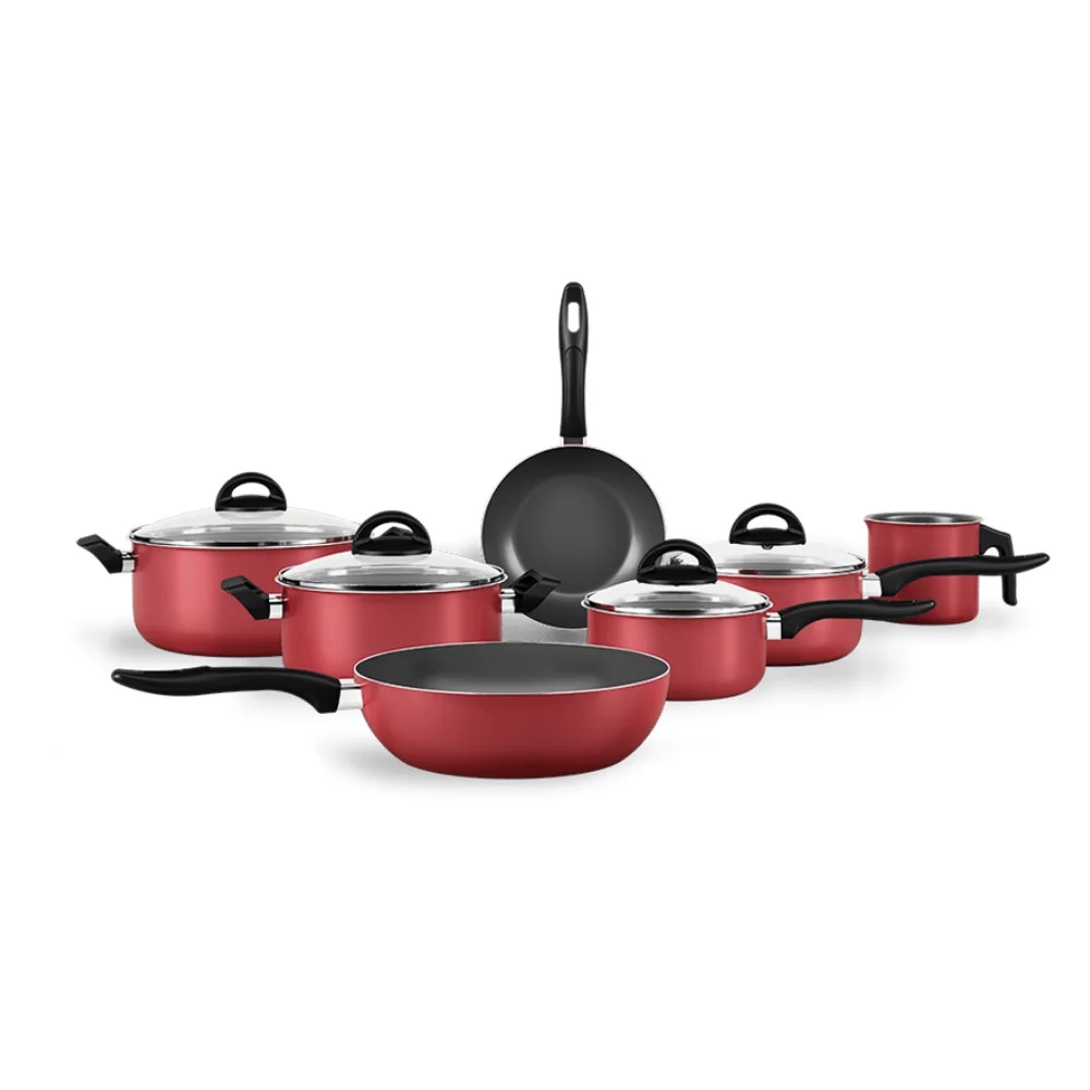 مراجعة تفصيلية لـ 7 قطع من مجموعة أدوات الطهي Brinox من Cherry Chilli Pro-Flon