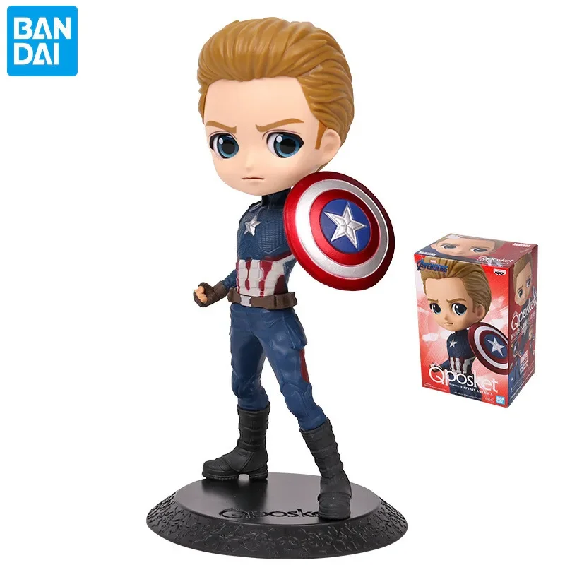 【みんしゅが】Qposket フィギュア　マーベル BANDAI original Banpresto Qposket Marvel Avengers Iron man Captain