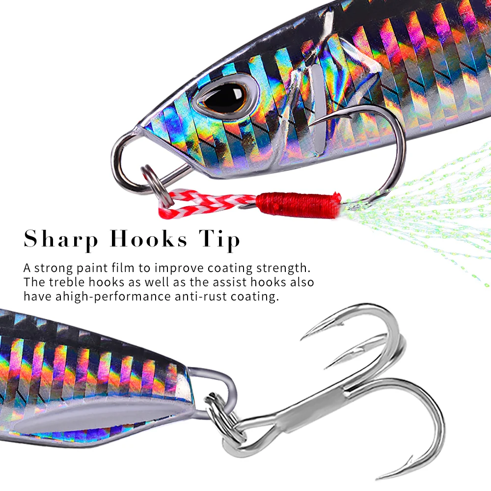 Jig Head Metálico Proberos - Señuelo para Lubina y Trucha - imagen 4