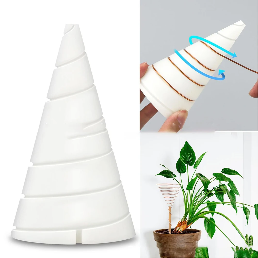 Fibonacci Coil Winding Jig for Electroculture Gardening Reusable Gardening Copper Wire Antenna Jig Improve Plant Vitality