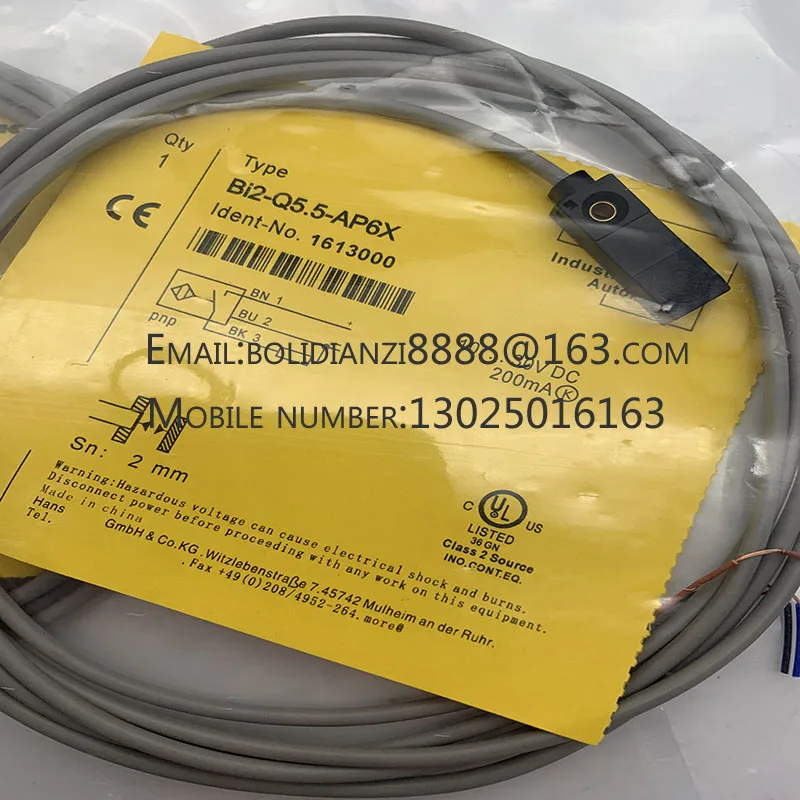 Novo sensor de interruptor de proximidade original BI2-Q5.5-RN6X BI2-Q5.5-RP6X