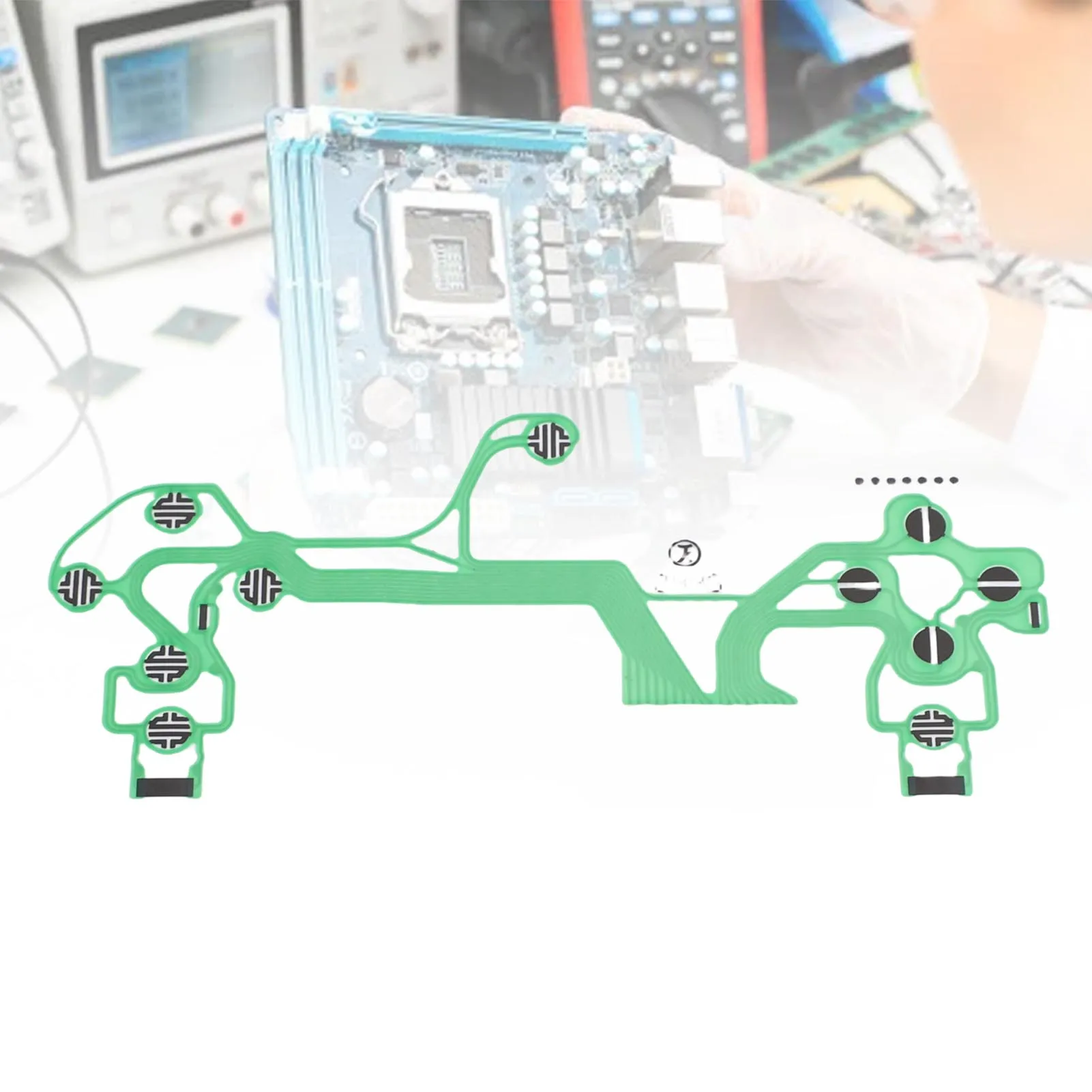 

20 шт. гибких ленточных проводящих пленок для контроллера 4 Pro Slim, запасные части и аксессуары для игровых консолей