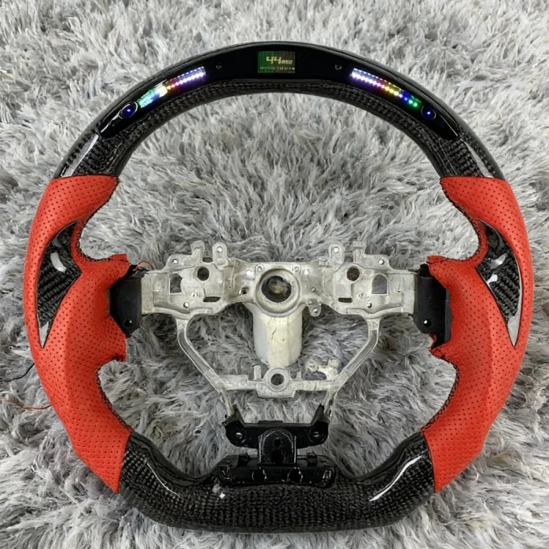 

For Lexus LED Carbon Fiber Steering Wheel, Car Interior Upgrade Accessories for ES IS GS LS NX RX ES200 ES300 ES350