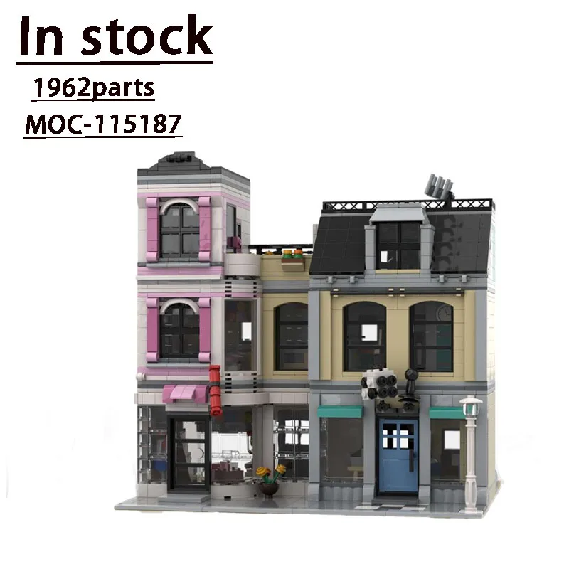 

10260 Classic Street View Compatible with MOC-115187 City Street View Stitching Building Block Model 1962 Widget Children's Gift