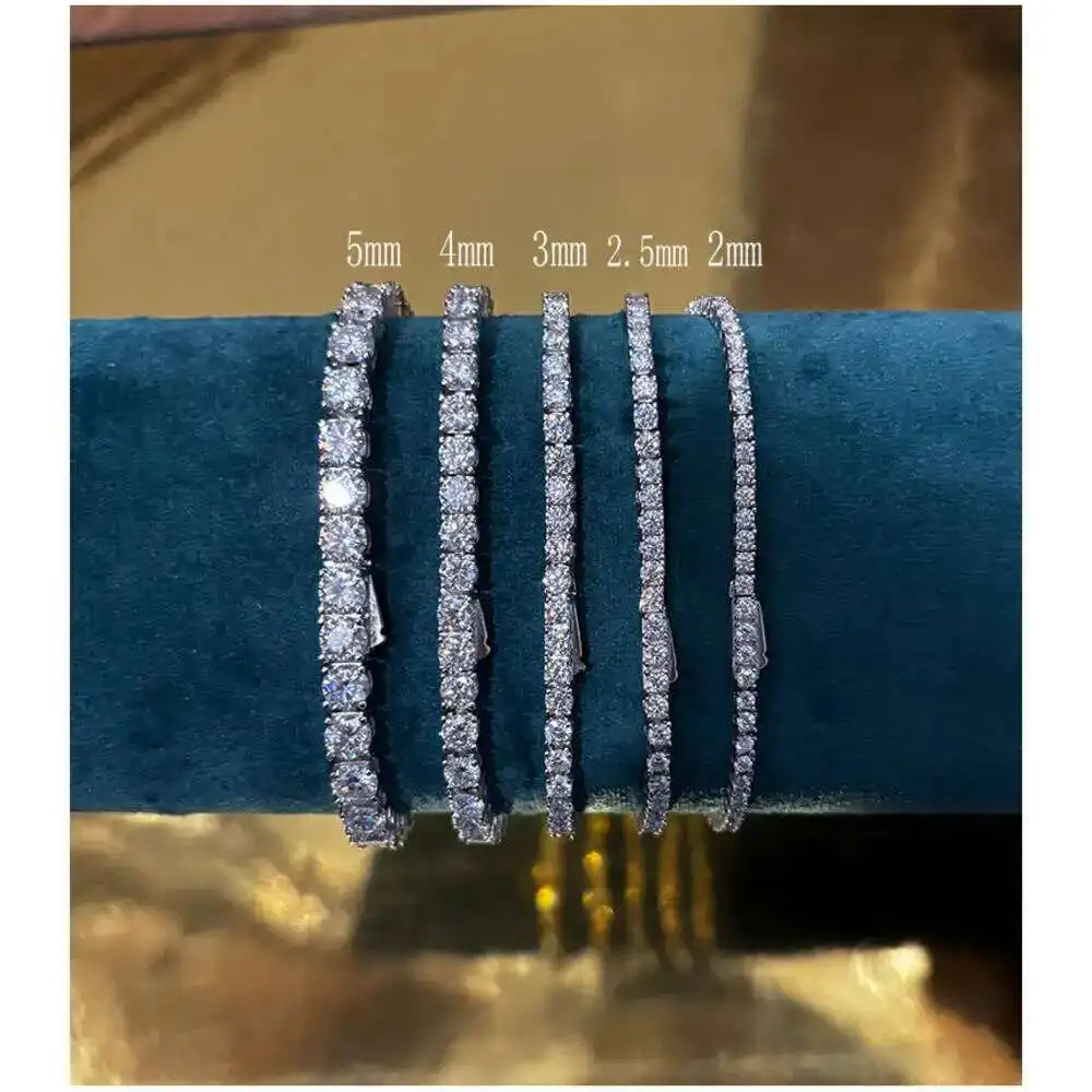 Thumbnail 3 - #87 Latest Moissanite Tennis Bracelets Offers