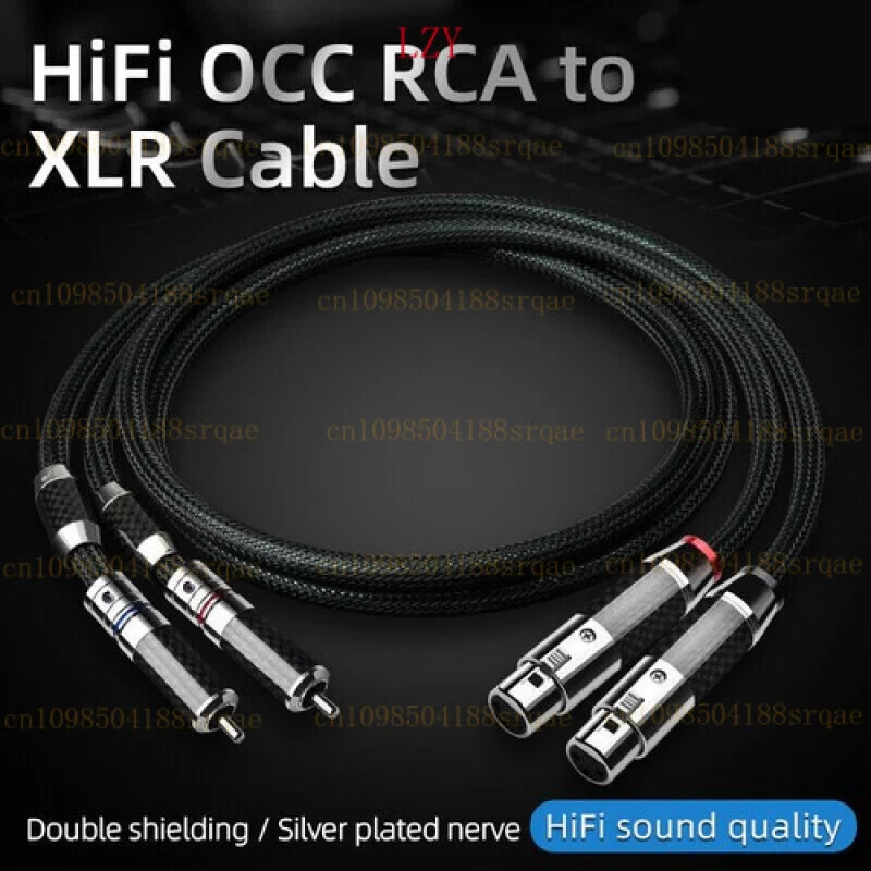 

Pair for Cinch to XLR Audio Cable High-Purity OCC RCA Symmetrical Signal Cable