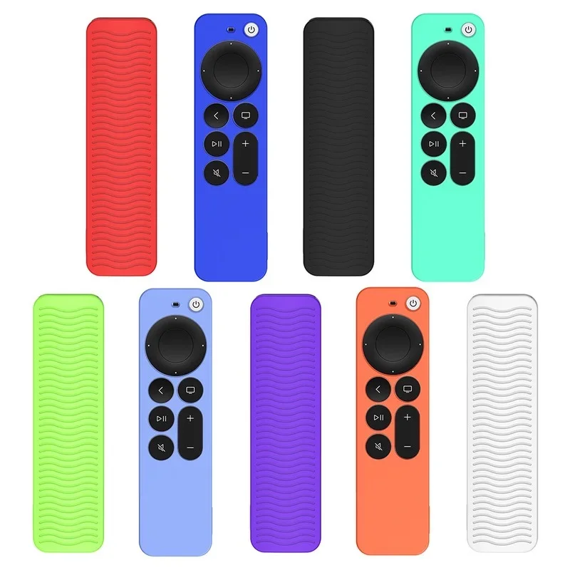 1Pcs Luminous Silicone Remote Control Cover for Apple TV Siri Remote 4K Dustproof Remote Protect Case Holder TV Accessories