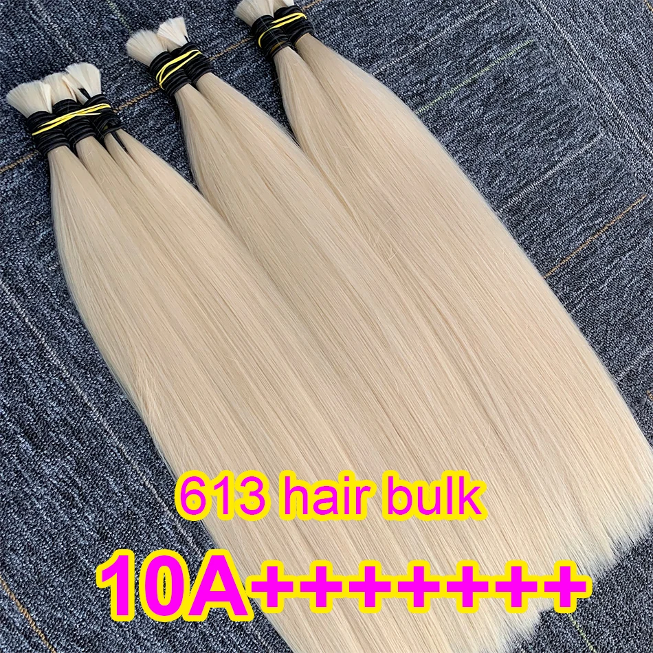 

10A Bulk Human Hair for Braiding Silky Straight Brazilian Hair No Weft Brazilian Human Hair Bundles sexy lady hair wholesale 10a