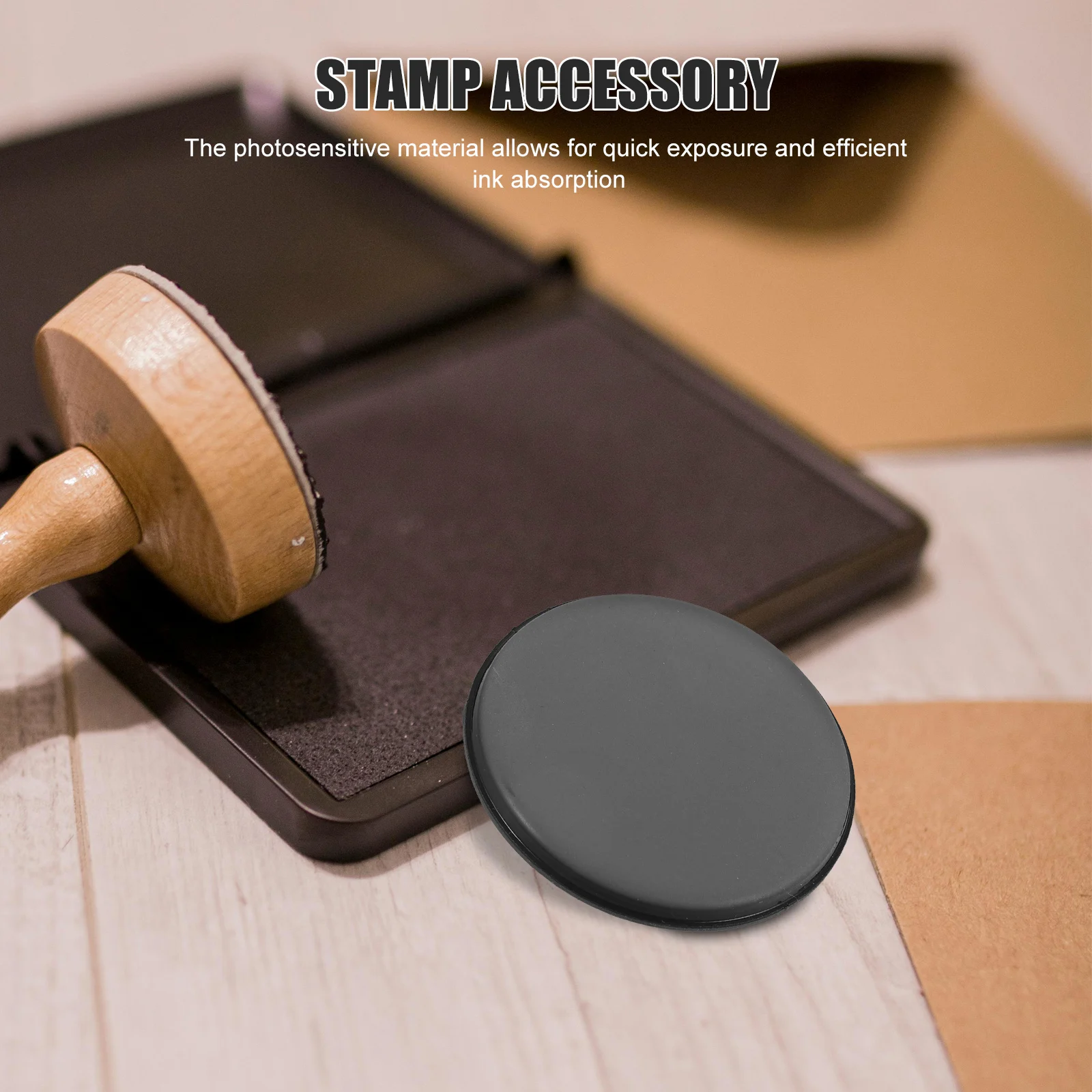 

4pcs Photosensitive Pad For Stamp Making Thick Cuttable Diy Seal Mat Strong Ink Absorption Clear Precise Printing Stamp Supply