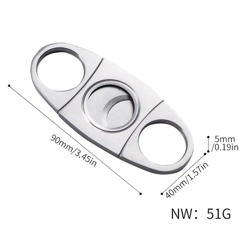 Cigar Cutter Stainless Steel Sharp Cigar Cutter Manual Cigarette Breaker Cigar Accessories Cigar Knife Scissors Pliers Men Gift