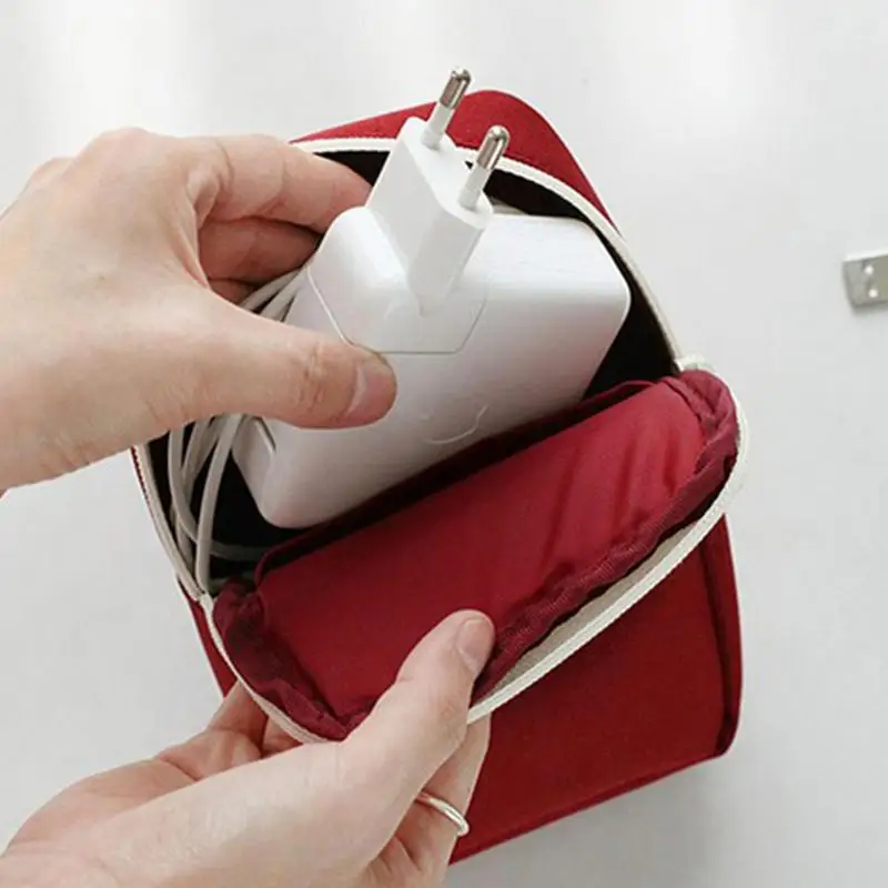 Electronics Travel Organizer Waterproof Tech Accessories Travel Case Pouch Charger Case For Cable Charging Cords Charger Phone