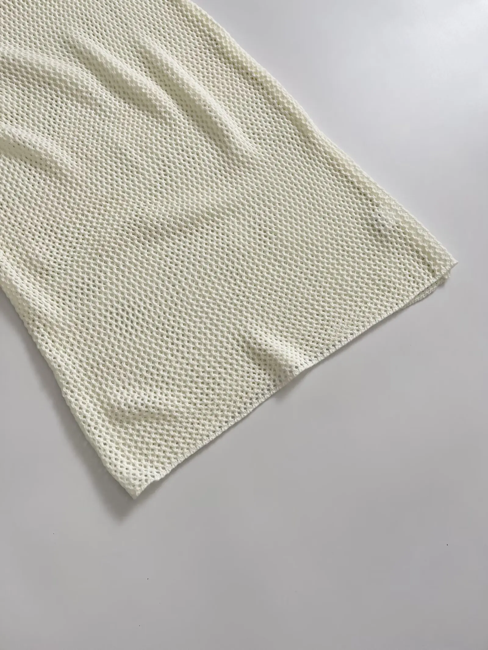 Dave&Di Morocco Vacation Knitted Tube Top Off-White Skirt Suit Women Summer Sexy Beach Two Pieces Set