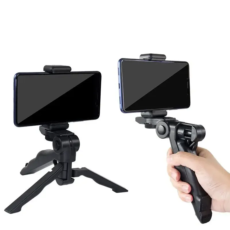 Soporte para teléfono Mini estabilizador de agarre de mano trípode para Selfie cámara de mesa portátil trípode para teléfono Universal IPhone Samsung Gopro