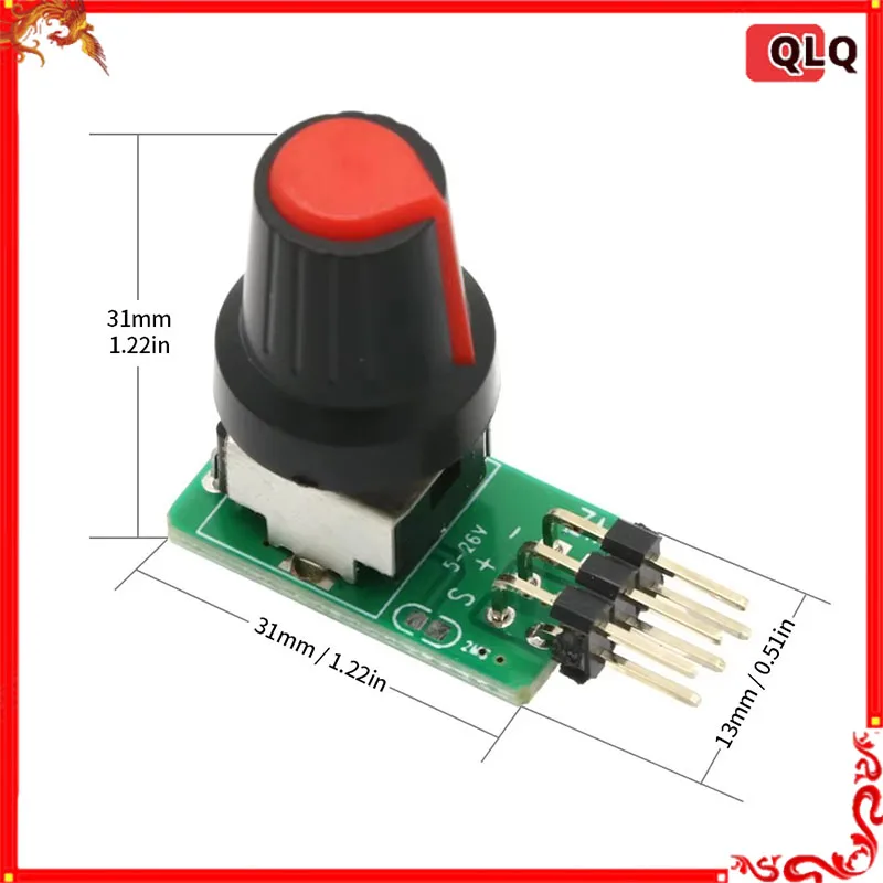 

3-8V Mini Servo Tester ESC Testing Tools DIY Brushless Fan Motor Governor PWM Signal Output for RC Aircraft Model Parts
