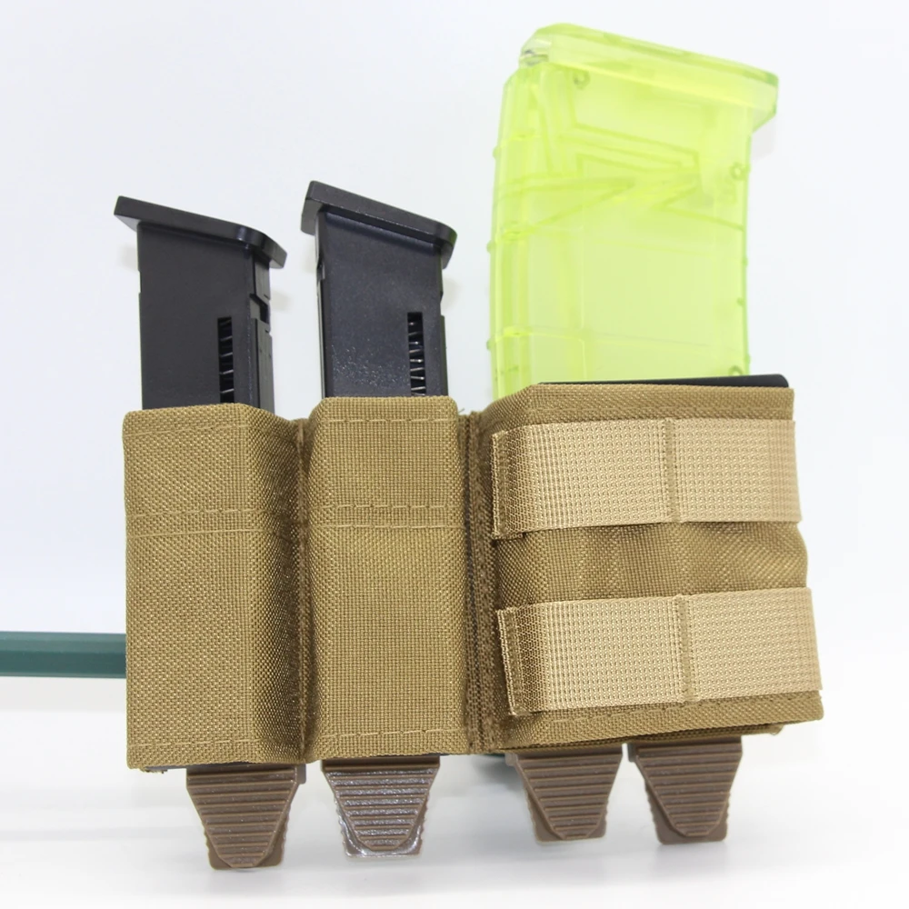 

Подсумок для магазинов 9 мм и 5.56 мм для пейнтбола, крепление MOLLE, быстросъемный подсумок для жилета