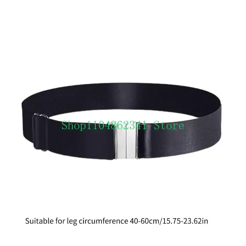 5ASD النساء جوارب الساق تسخير مرنة الرباط المضادة للانسيابات القابلة للتعديل حزام عالية من الرباط مع المعادن الفخذين الفخذين