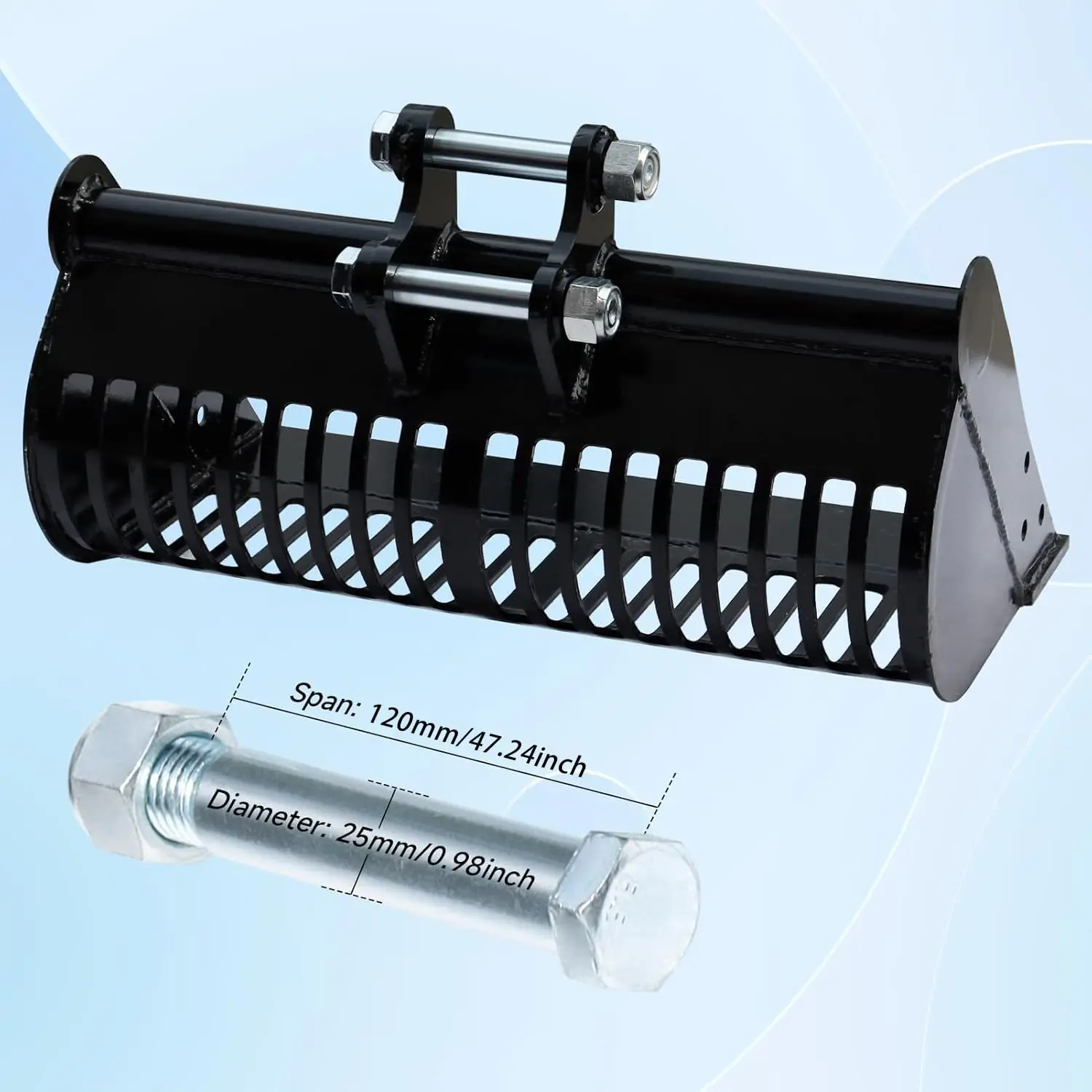 ตัวยึดถังทรายกว้าง600มม./800มม. สำหรับรถขุดขนาดมินิหนึ่งตันสหรัฐอเมริกามีสินค้าในสต็อก