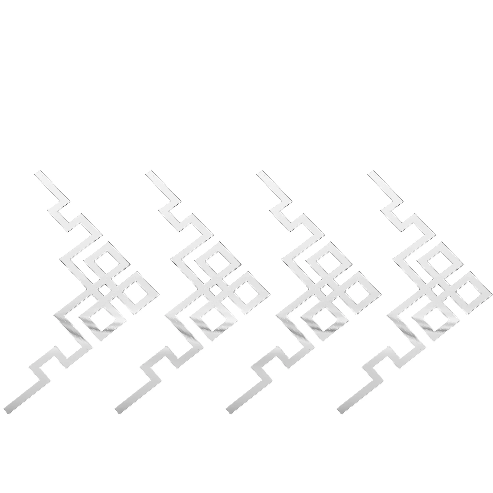 

4pcs Mirror Frame Border Self Adhesive Corner Onlay Sticker For Bathroom Wall Mirror Decor niture Stickers Peel Stick Border