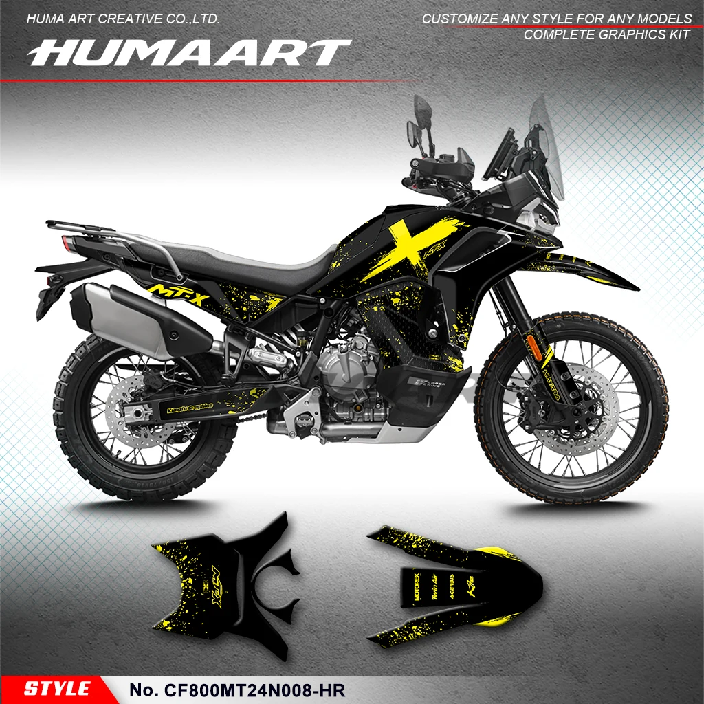 

Наклейки HUMAART для мотоциклов, полный комплект для CFMOTO 800MT-X MTX800, самоклеящаяся пленка, декоративная отделка