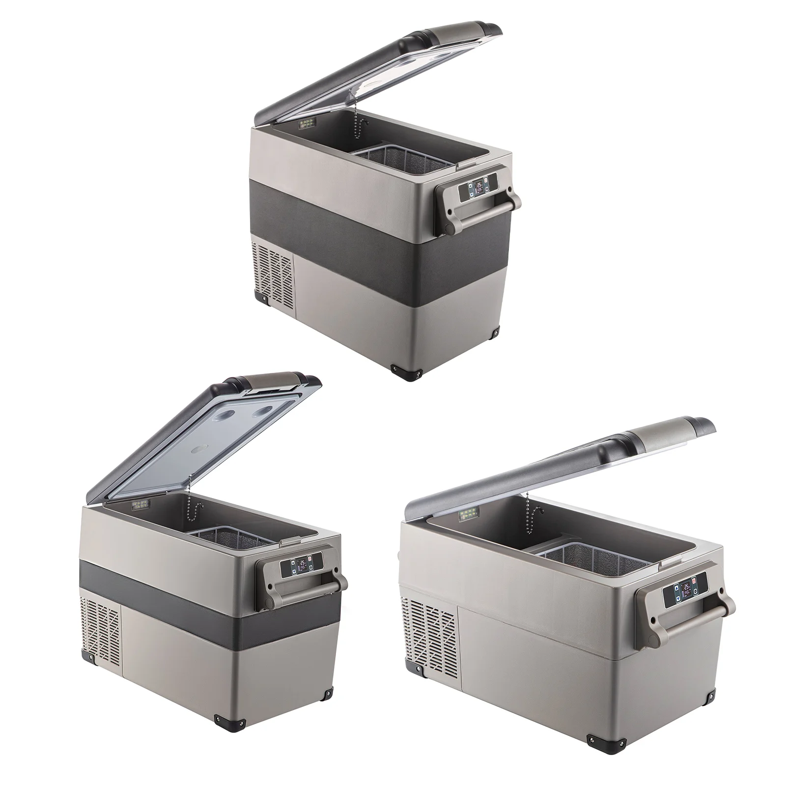 Image of 12/24V DC 100~240V AC 12V Mini-Kühlschrank für Outdoor-Camping, BBQ, Picknick, Reisen, Roadtrips, 15-55L Auto-Kühl-Gefrierschrank