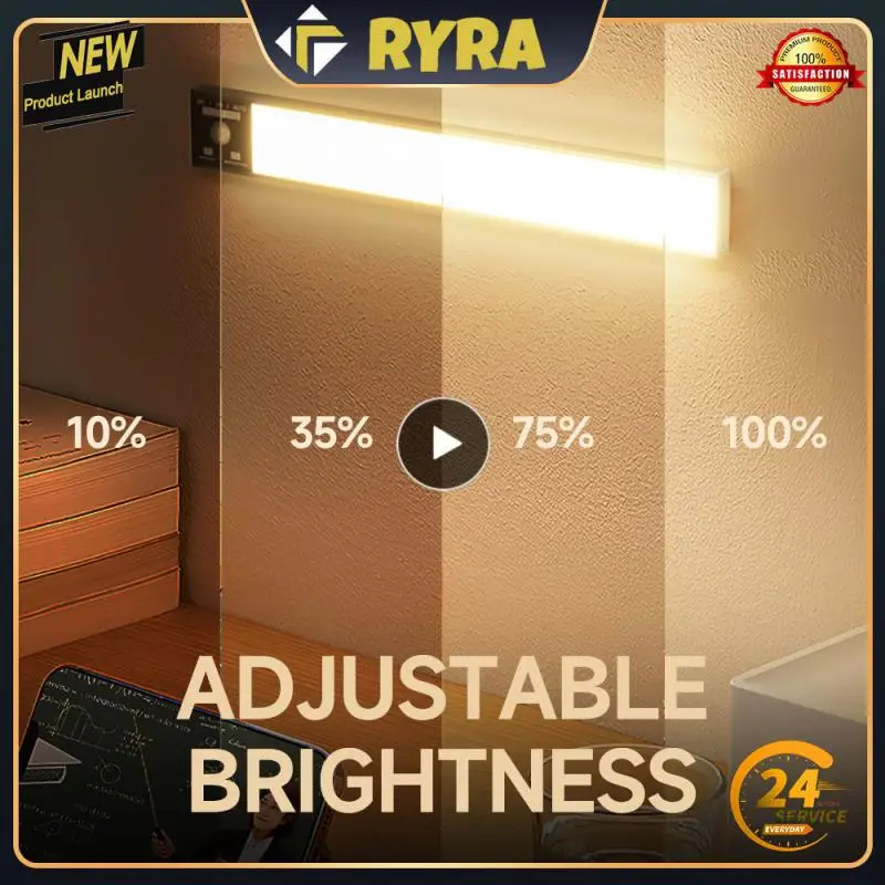 Rechargeable Strip Light Adjustable Magnetic Attraction Discoloration Type-c Charging Intelligent Lighting Living Room Secure