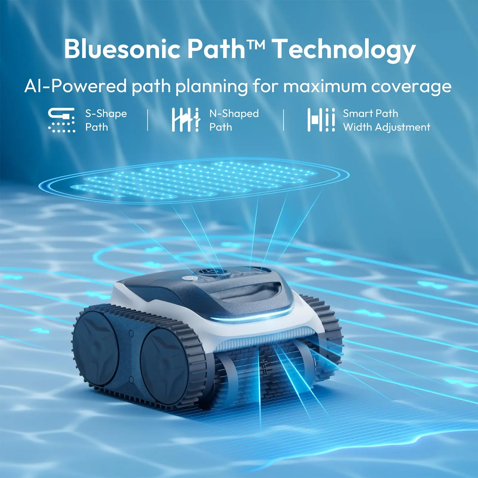 Bubot 700 Gen 2 Cordless Pool Vacuum For Inground Pools, Light Gray