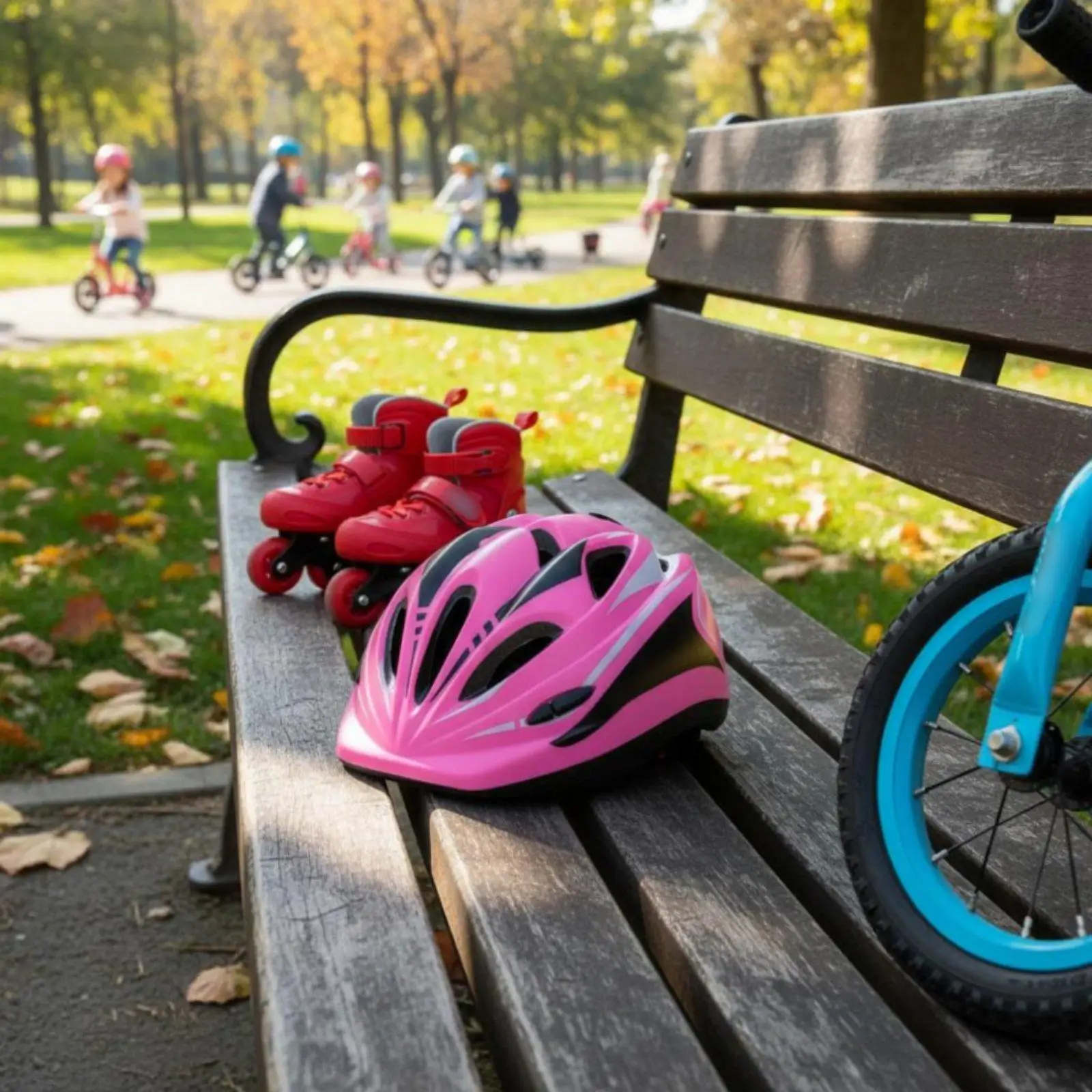 12 Vent Holes Children Sports Headgear Comfortable Kids Bike Helmet for Cycling Rollerblading Protection