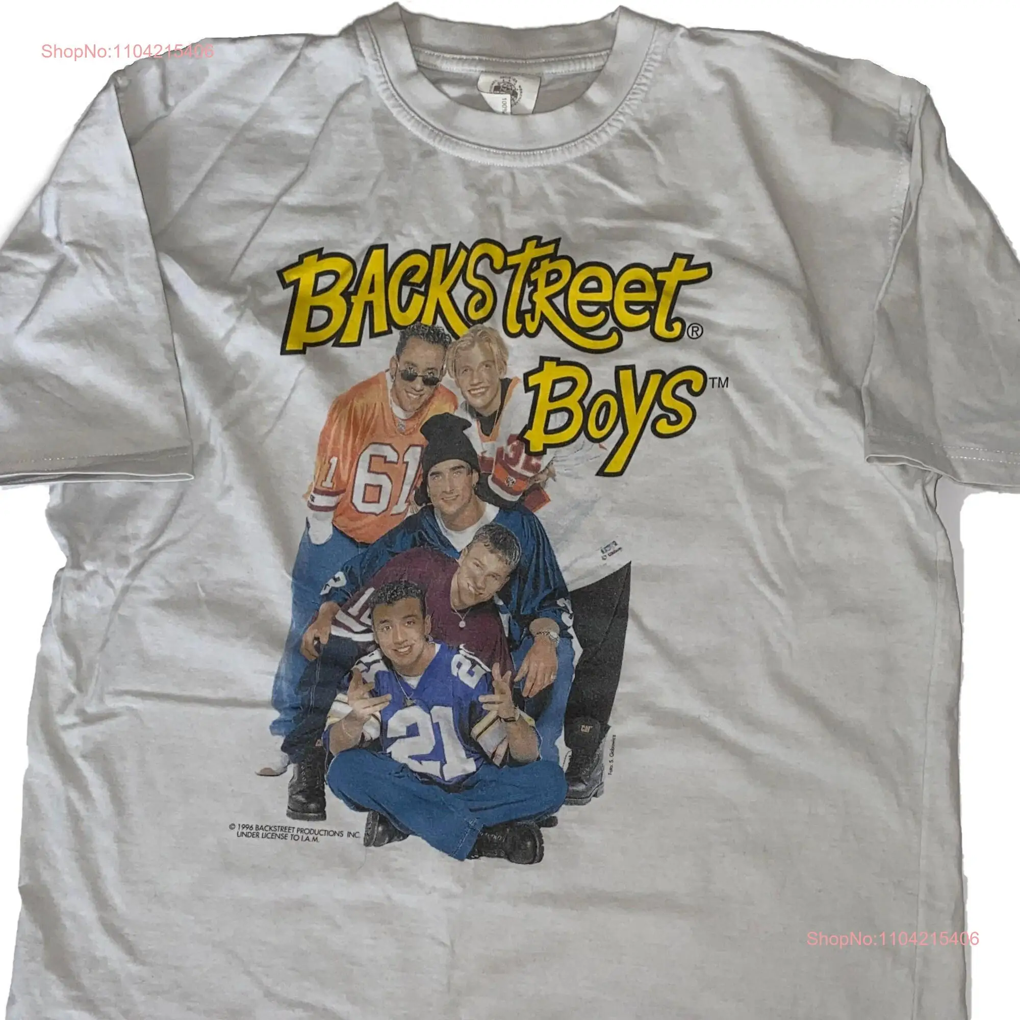 Backstreet Boys 1996 Super Rare Vintage Merch T Shirt 90s Size L long or short sleeves