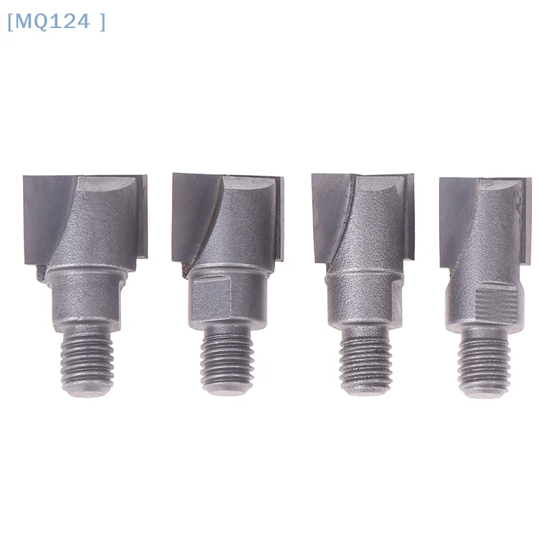 【MQ124 】10mm Shank Wooden Door Lock Slotting Cutter 16.5-22mm Tungsten Steel Woodworking Milling Cutter Tools Screw Thread
