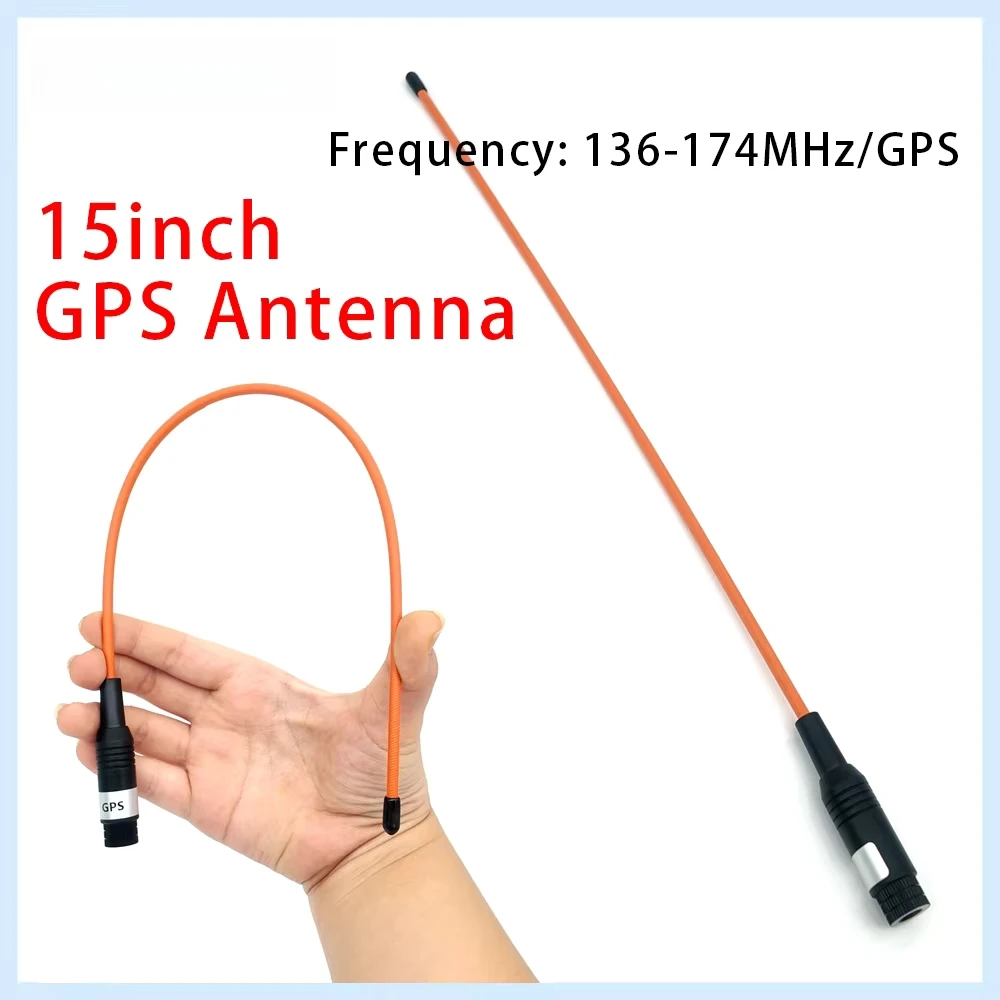 

Flexible Long Rang Replacement 15inch Orange Antenna for Handheld GPS Garmin Alpha 300i 300 200 100 50 200i 10 Astro 320 430 900