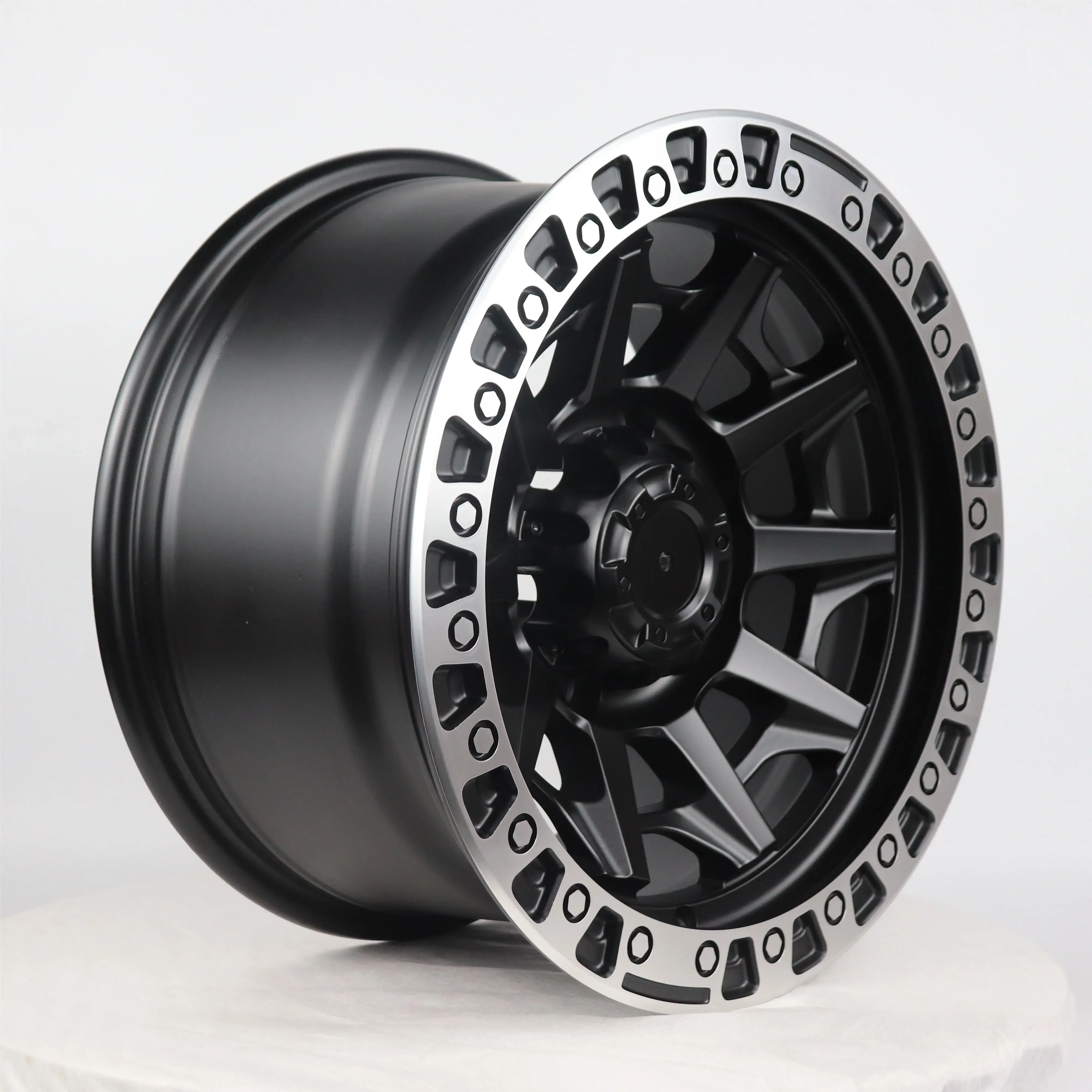 1PC Car accessories 16 inch 4x4 off road concave rims 17 6 holes 6x1397 suv negative alloy wheels