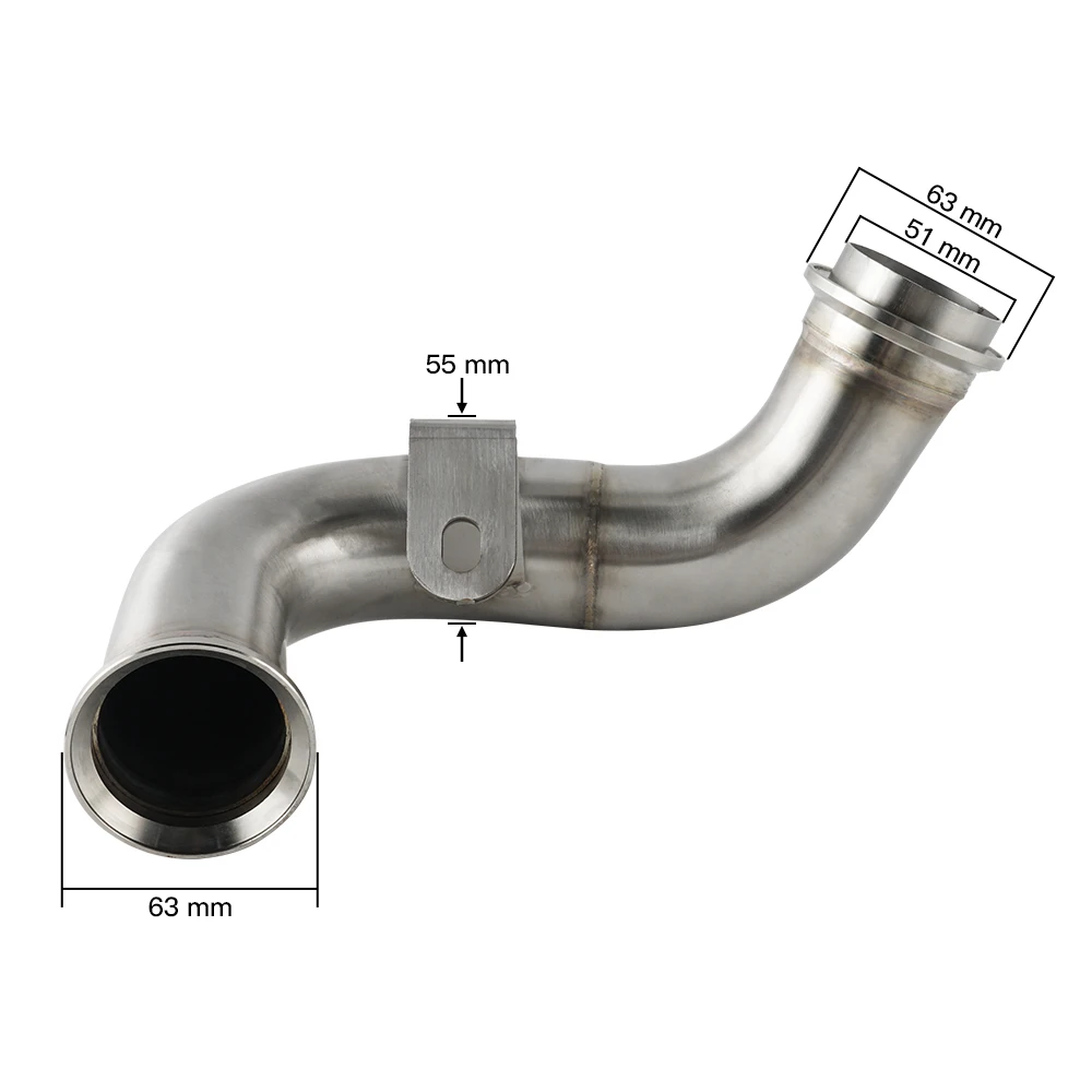 For KTM 790 890 Adventure R/Rally 2021-2022 Motorcycle Exhaust Mid Pipe Muffler Husqvarna Norden 901 2022 790 Adv/R 2019-2022