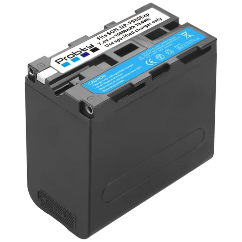 Аккумулятор Probty NP-F980/F970/F960 для камеры — пример использования