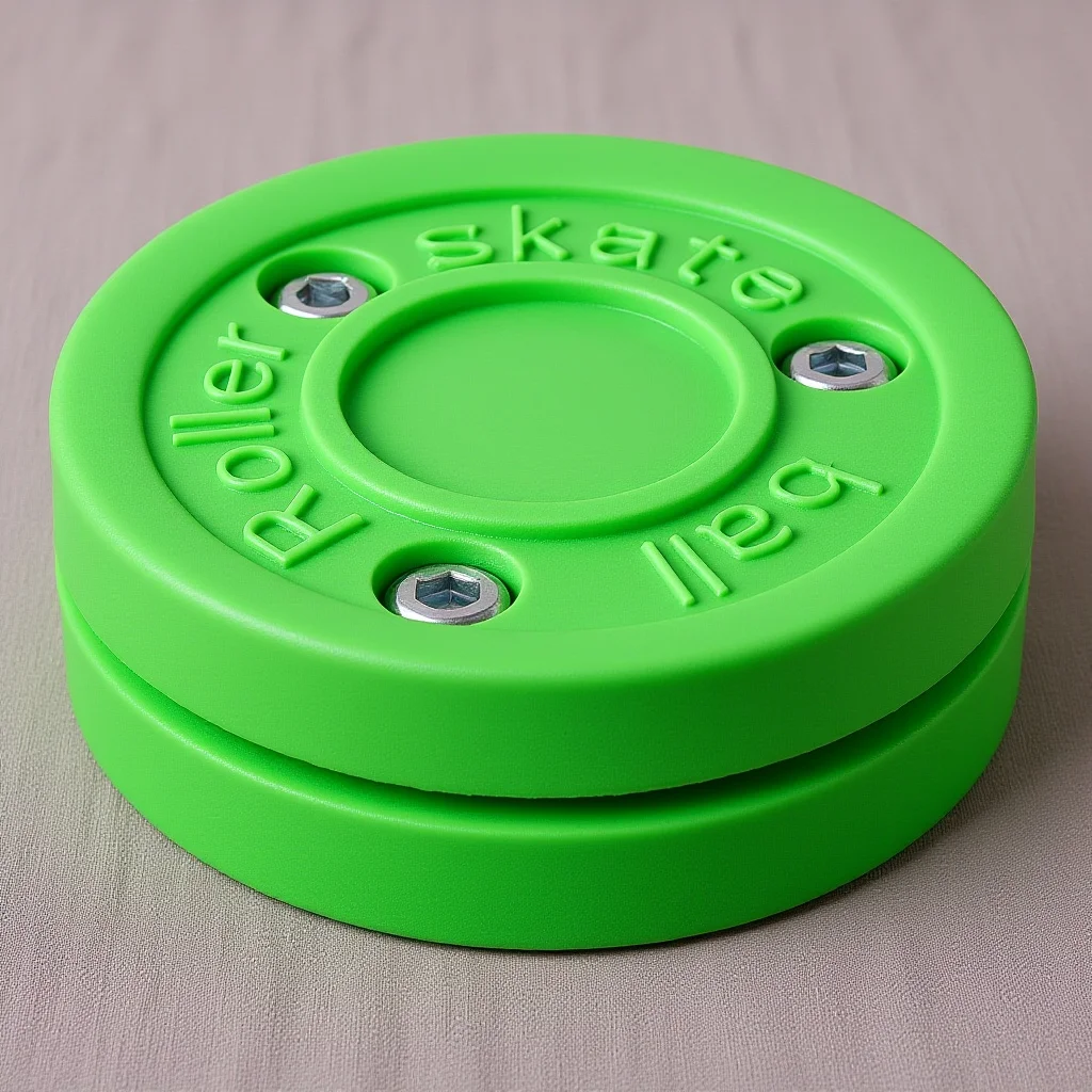 

ABS Plastic Training Hockey Ball Roller Skating Land Training Ice Hockey Puck Stable Rolling Sports Puck for Technique Practice