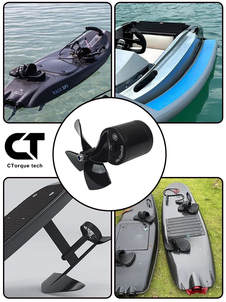 Flipsky Waterdichte Borstelloze DC 4650 Motor 300KV 900 W met Propeller Voor Surfboot Onderwater Boegschroef |   Hydro |   Efoil - afbeelding 2
