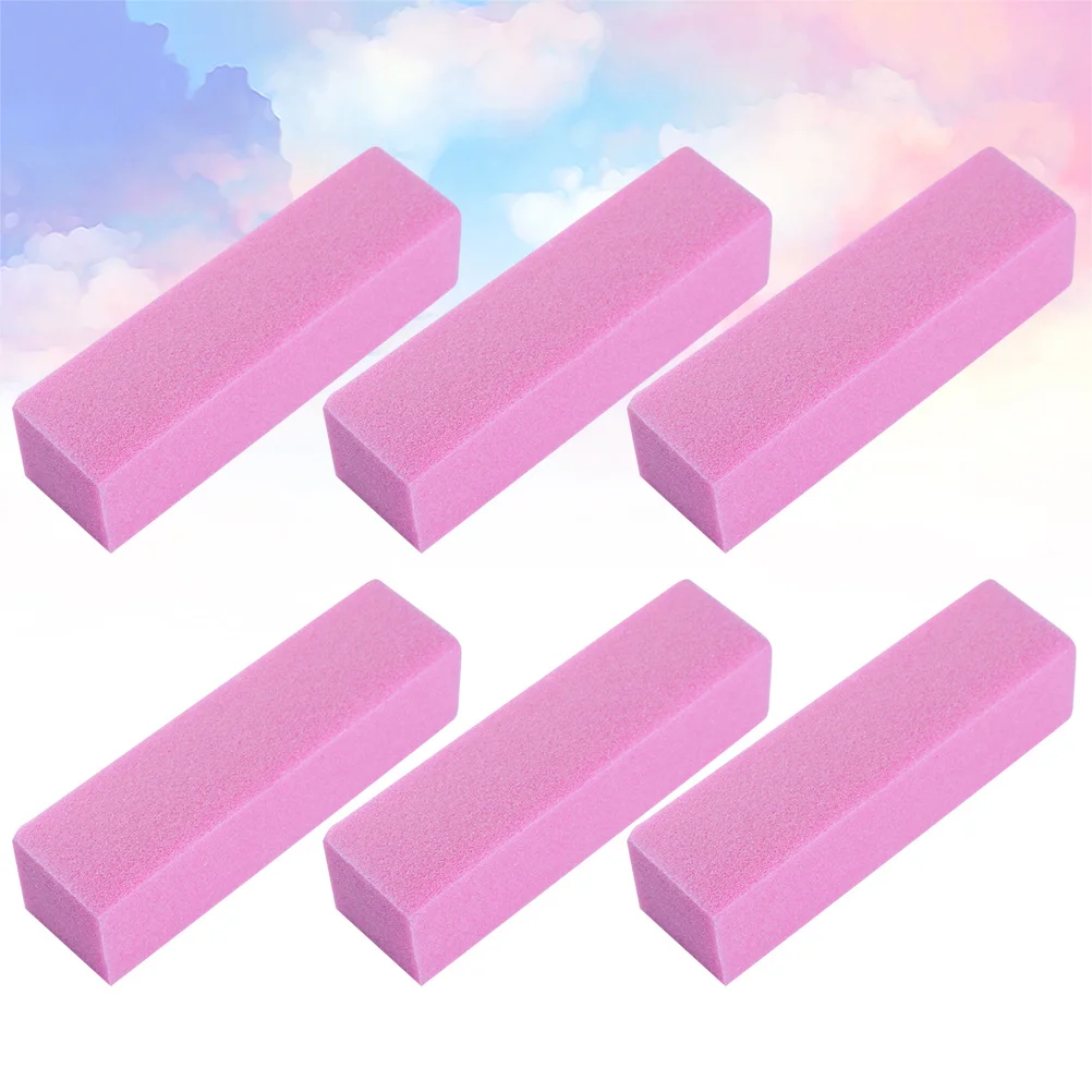 

10Pcs Nail File Sanding Polishing Sponge Blocks 4 Sides Abrasive Nail Rasp Manicure Shaping Grooming Tool for Nails
