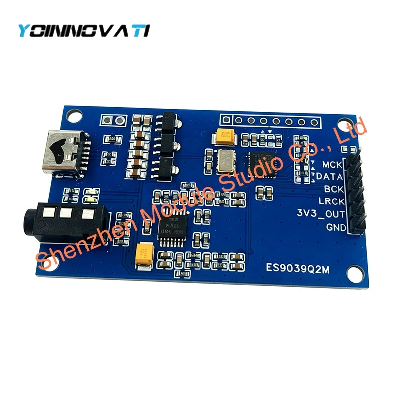 1PCS ES9039Q2M DAC Decoder Module, I2S Digital Audio Input Audio Decoding Board