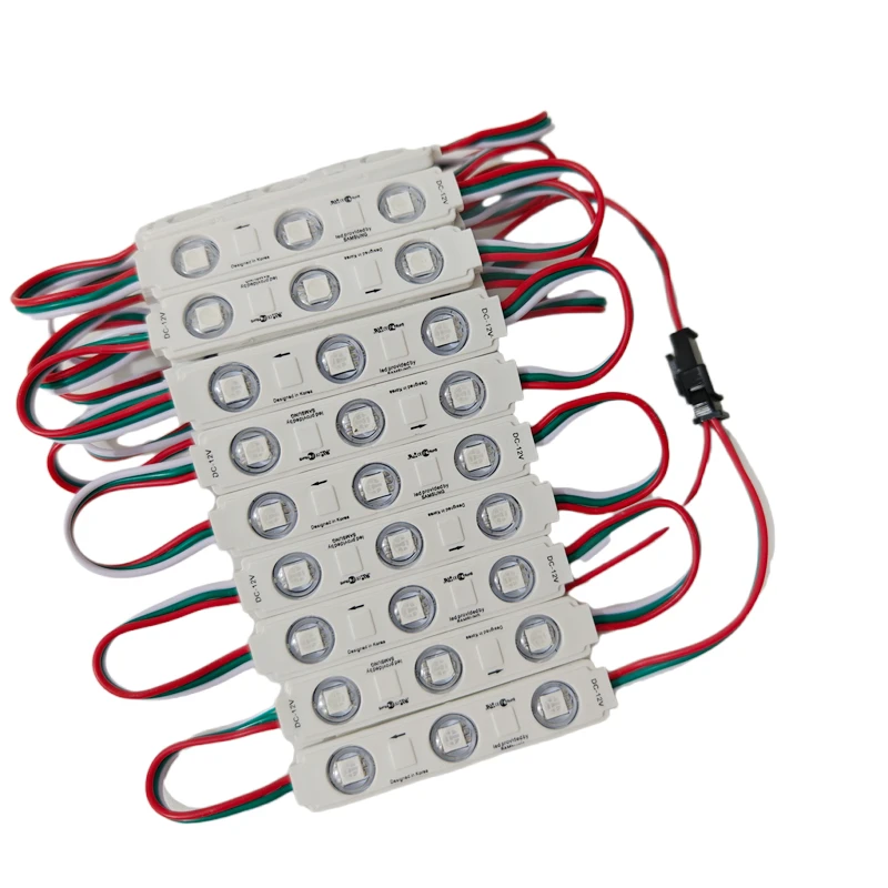 20PCS 12V WS2811/5050 RGB LED Modules Light Waterproof IP65 Advertisement Lamp Shop Signboard Letter Light-box Decoration