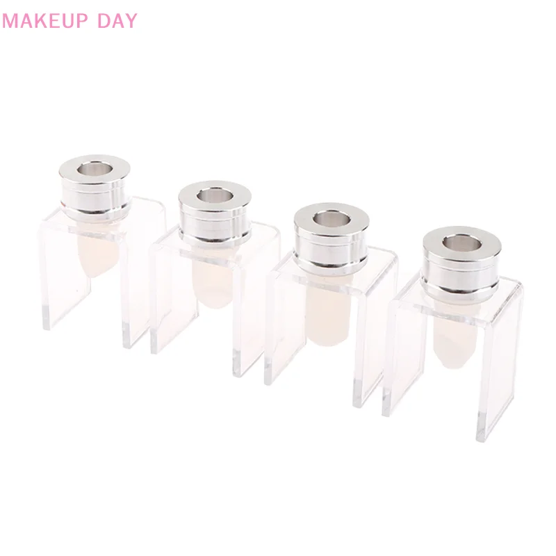 3Pcs/Set Silicone Lipstick Mold Aluminum Ring Mould Holder DIY Silicone Lip Balm Mold Crafts Tools Stand Tube