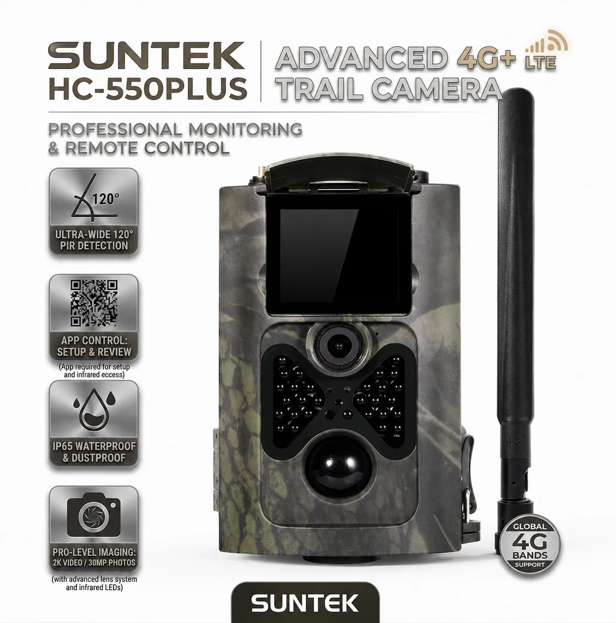 Hunting And Outdoor Shows - Zewnętrzna aplikacja 4G 30MP na podczerwień
