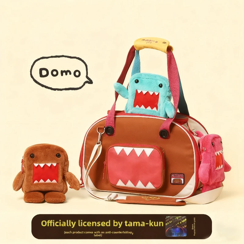 

Genuine Domo-Kun Collaborated Pet Carrier Bag Lightweight Breathable Shoulder Kawaii Cute Bags Cartoon Anime School Backpack