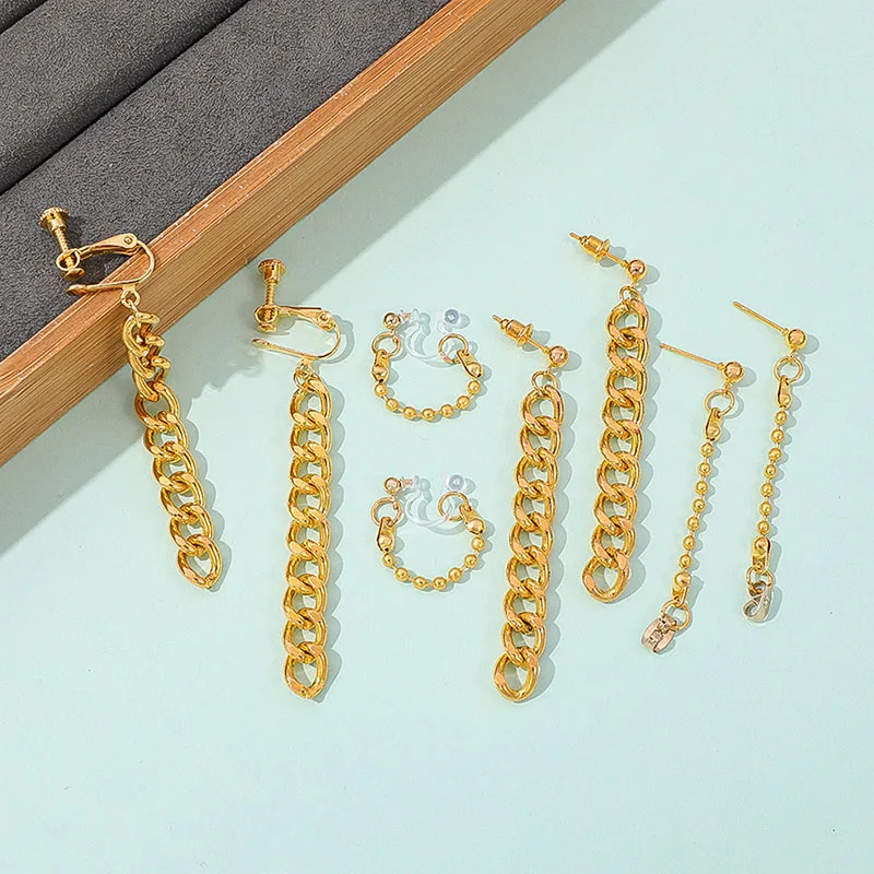 2026 New Demons Cosplay Lumi Golden Earrings Ears Clip Disguise Roleplay Props Halloween Costume Accessories For Women Men Suit