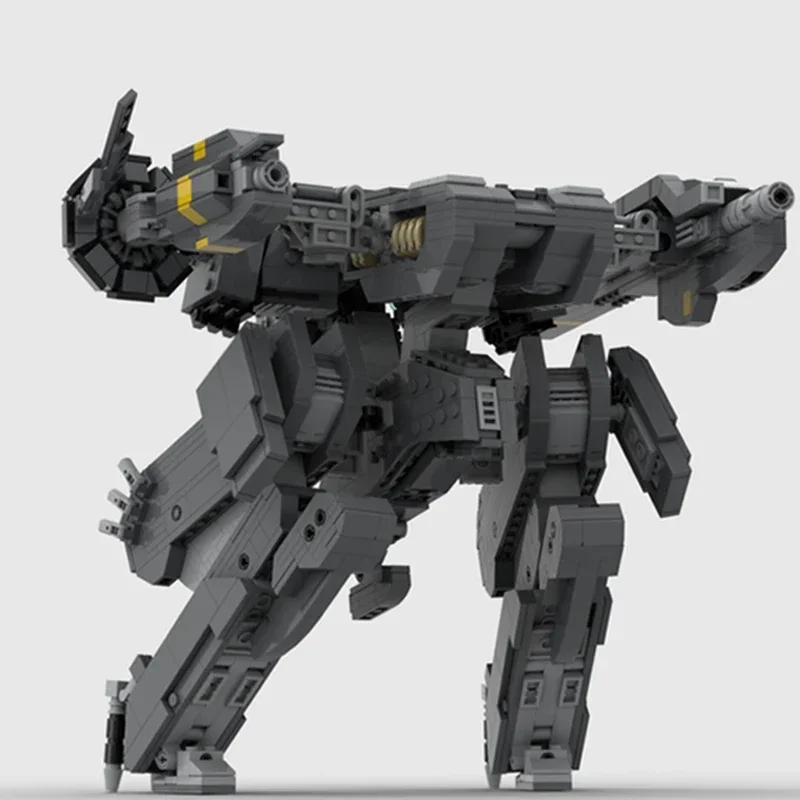 Moc Mattoni da costruzione Arma militare Modello Metal Gear Mecha Tecnologia Blocchi modulari Regali Giocattoli per bambini Set fai da te Assemblaggio