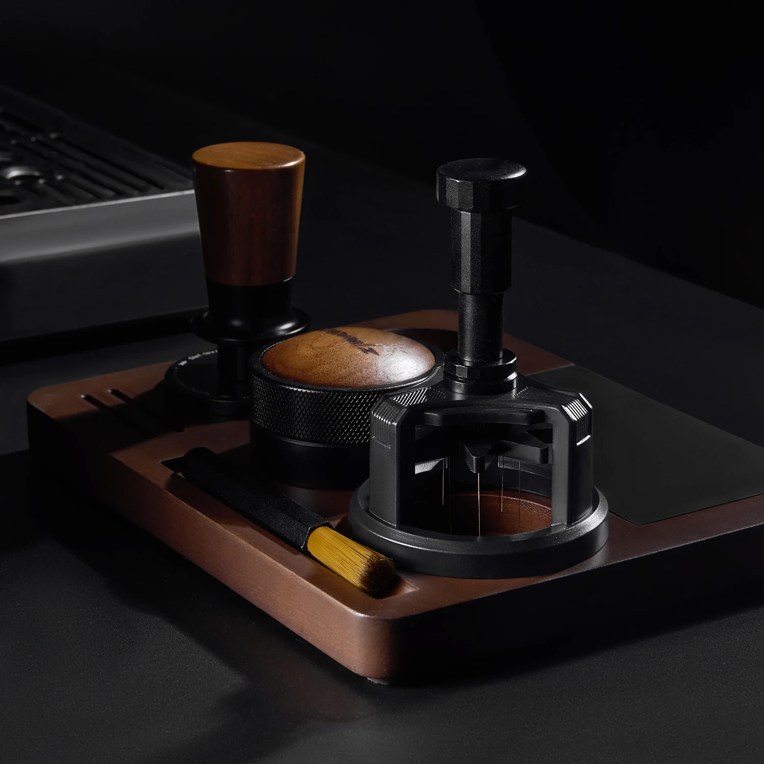 WDT Tools Press Down Rotary 51mm 54mm 58mm Espresso-Rührer Nadelverteiler Magnetisches Kaffeemaschinen-Zubehör Barista-Werkzeuge – Detail 8
