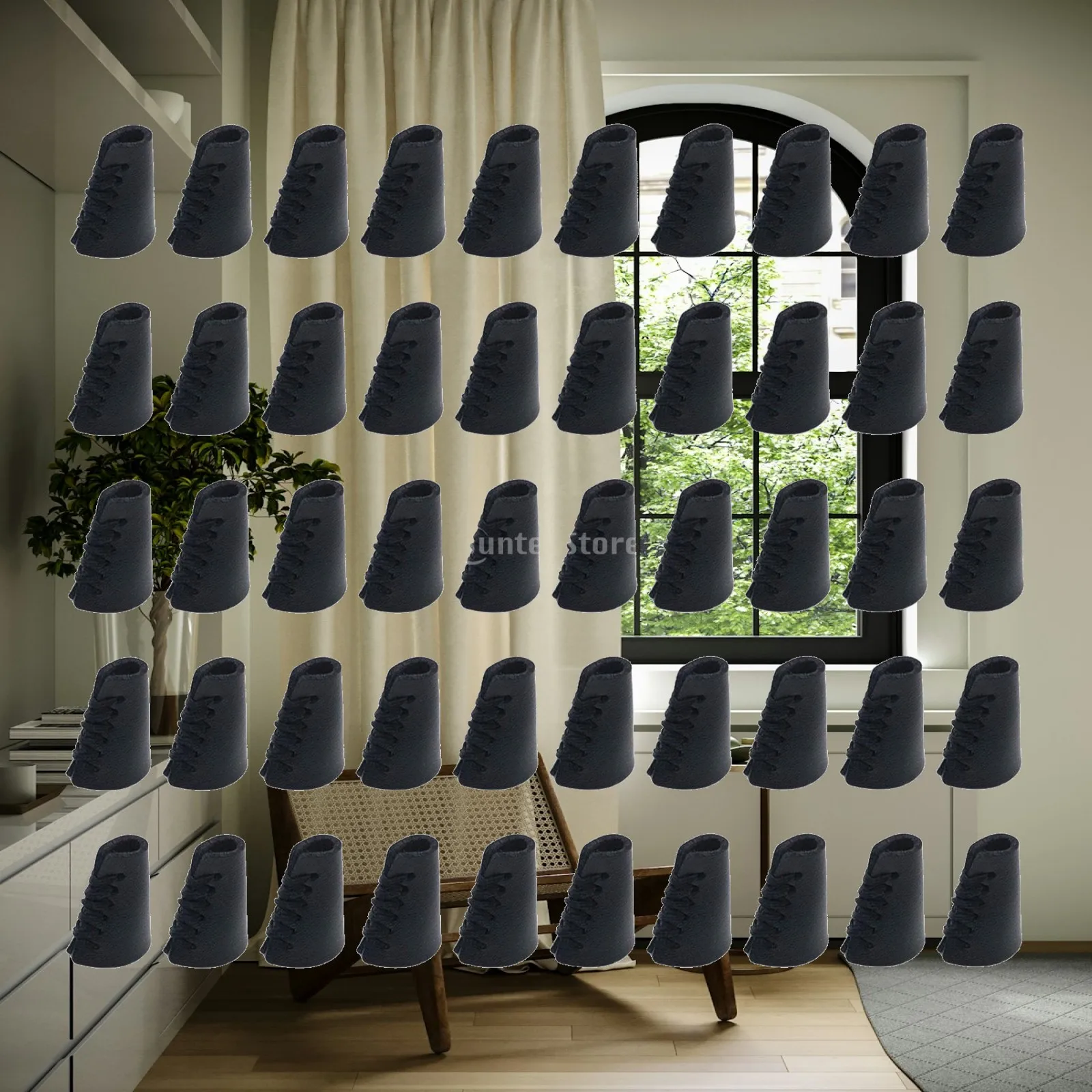 

50Pcs PU Leather Cord Ends Handmade Drawstring Cord Ends for Clothing Hat Sportwear